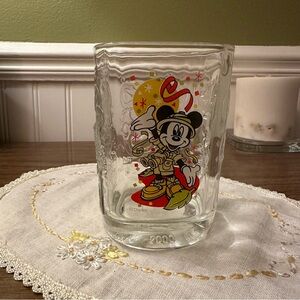 Vintage 2000 Mickey Mouse Animal Kingdom Glass McDonalds Disney World Safari